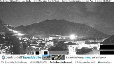 immagine della webcam nei dintorni di Albaredo per San Marco: webcam Morbegno