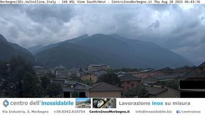 immagine della webcam nei dintorni di Chiesa in Valmalenco: webcam Morbegno