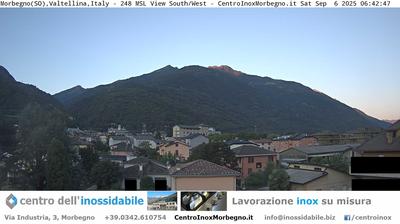 immagine della webcam nei dintorni di San Giacomo Filippo: webcam Morbegno