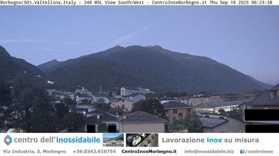 immagine della webcam nei dintorni di San Giacomo Filippo: webcam Morbegno