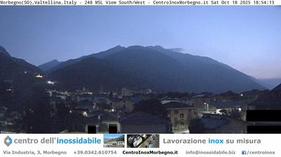 immagine della webcam nei dintorni di Chiesa in Valmalenco: webcam Morbegno