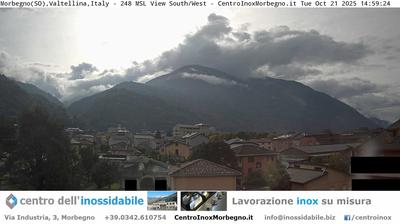 immagine della webcam nei dintorni di Val di Mello: webcam Morbegno