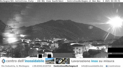 immagine della webcam nei dintorni di Albaredo per San Marco: webcam Morbegno