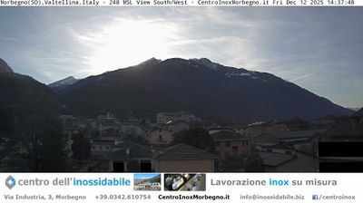 immagine della webcam nei dintorni di Monte Legnone: webcam Morbegno