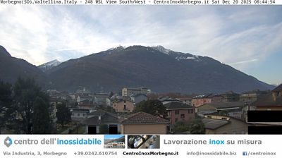 immagine della webcam nei dintorni di Albaredo per San Marco: webcam Morbegno