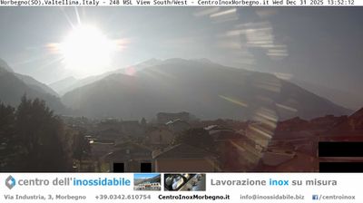 immagine della webcam nei dintorni di Chiesa in Valmalenco: webcam Morbegno