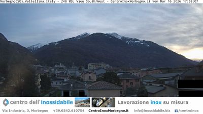 immagine della webcam nei dintorni di Rasura: webcam Morbegno