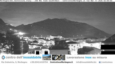 immagine della webcam nei dintorni di Chiesa in Valmalenco: webcam Morbegno