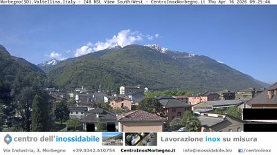 immagine della webcam nei dintorni di Chiesa in Valmalenco: webcam Morbegno