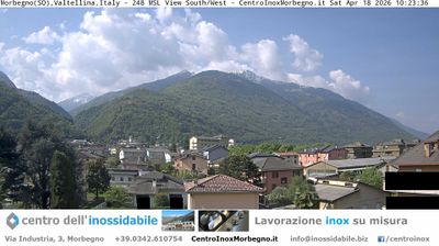 immagine della webcam nei dintorni di Piuro: webcam Morbegno