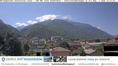 immagine della webcam nei dintorni di Monte Legnone: webcam Morbegno