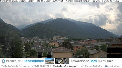 immagine della webcam nei dintorni di Albaredo per San Marco: webcam Morbegno