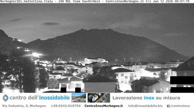 immagine della webcam nei dintorni di Chiesa in Valmalenco: webcam Morbegno