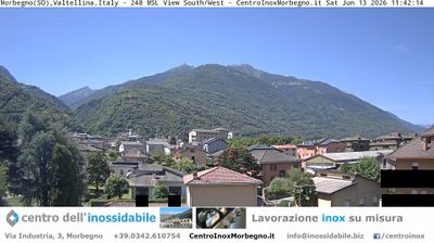 immagine della webcam nei dintorni di Foppolo: webcam Morbegno