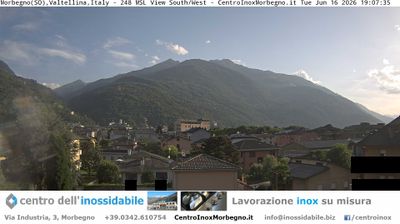 immagine della webcam nei dintorni di Monte Legnone: webcam Morbegno