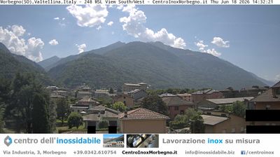 immagine della webcam nei dintorni di Rasura: webcam Morbegno