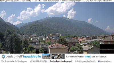 immagine della webcam nei dintorni di Lanzada: webcam Morbegno