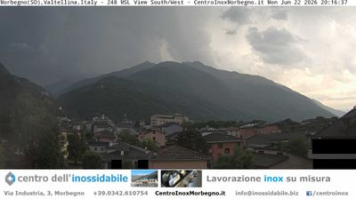 immagine della webcam nei dintorni di Albaredo per San Marco: webcam Morbegno