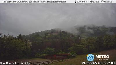 immagine della webcam nei dintorni di Castel del Rio: webcam San Benedetto in Alpe