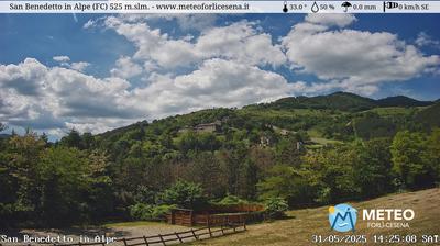 immagine della webcam nei dintorni di Castel del Rio: webcam San Benedetto in Alpe