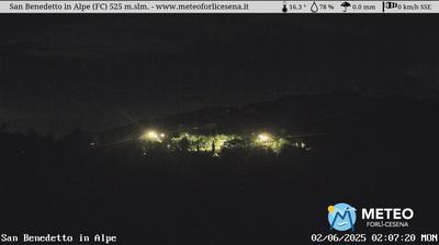 immagine della webcam nei dintorni di Santa Sofia: webcam San Benedetto in Alpe