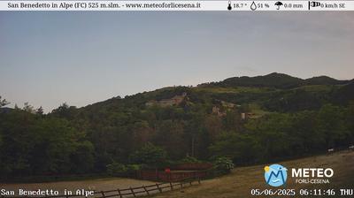 immagine della webcam nei dintorni di Ridracoli: webcam San Benedetto in Alpe