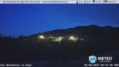 immagine della webcam nei dintorni di Santa Sofia: webcam San Benedetto in Alpe