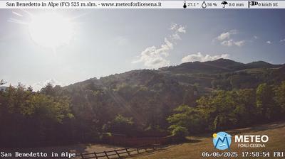 immagine della webcam nei dintorni di Marradi: webcam San Benedetto in Alpe