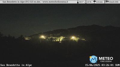 immagine della webcam nei dintorni di Badia Prataglia: webcam San Benedetto in Alpe