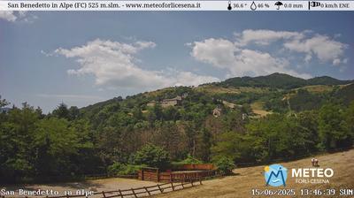immagine della webcam nei dintorni di Palazzuolo sul Senio: webcam San Benedetto in Alpe