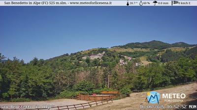 immagine della webcam nei dintorni di Castel del Rio: webcam San Benedetto in Alpe