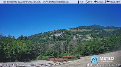 immagine della webcam nei dintorni di Civitella di Romagna: webcam San Benedetto in Alpe
