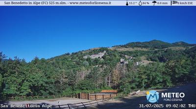 immagine della webcam nei dintorni di Santa Sofia: webcam San Benedetto in Alpe