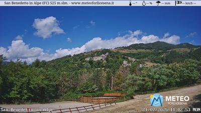 immagine della webcam nei dintorni di Santa Sofia: webcam San Benedetto in Alpe