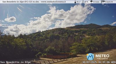 immagine della webcam nei dintorni di Marradi: webcam San Benedetto in Alpe