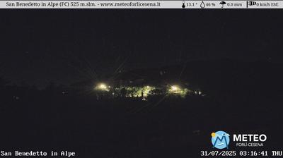 immagine della webcam nei dintorni di Marradi: webcam San Benedetto in Alpe