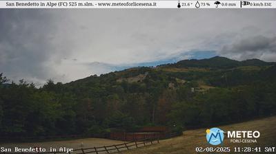 immagine della webcam nei dintorni di Castel del Rio: webcam San Benedetto in Alpe