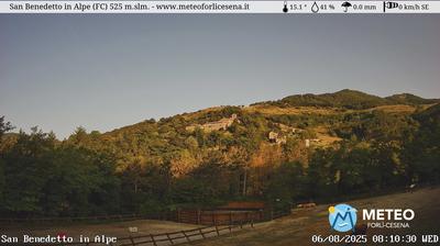 immagine della webcam nei dintorni di Pratovecchio: webcam San Benedetto in Alpe