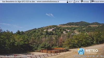 immagine della webcam nei dintorni di Stia: webcam San Benedetto in Alpe