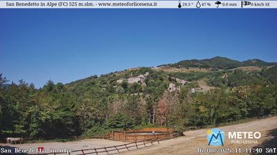 immagine della webcam nei dintorni di Pratovecchio Stia: webcam San Benedetto in Alpe