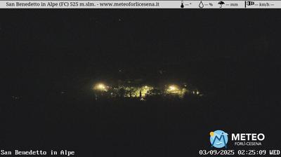 immagine della webcam nei dintorni di Ridracoli: webcam San Benedetto in Alpe