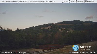 immagine della webcam nei dintorni di Civitella di Romagna: webcam San Benedetto in Alpe
