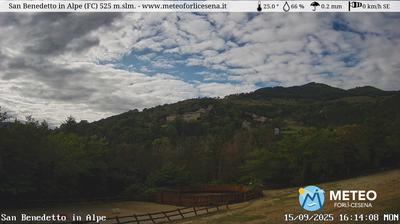 immagine della webcam nei dintorni di Palazzuolo sul Senio: webcam San Benedetto in Alpe