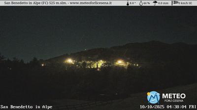immagine della webcam nei dintorni di Stia: webcam San Benedetto in Alpe