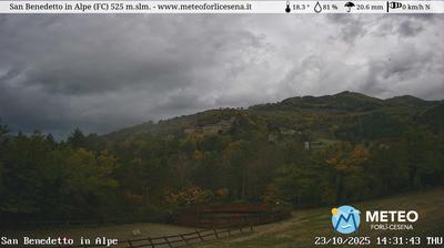 immagine della webcam nei dintorni di Castel del Rio: webcam San Benedetto in Alpe