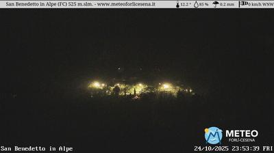 immagine della webcam nei dintorni di Civitella di Romagna: webcam San Benedetto in Alpe