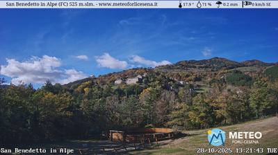 immagine della webcam nei dintorni di Firenzuola: webcam San Benedetto in Alpe
