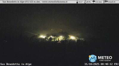 immagine della webcam nei dintorni di Passo della Consuma: webcam San Benedetto in Alpe