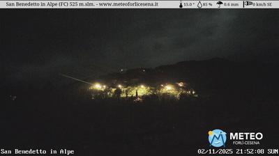 immagine della webcam nei dintorni di Cusercoli: webcam San Benedetto in Alpe