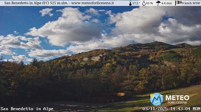 immagine della webcam nei dintorni di Modigliana: webcam San Benedetto in Alpe